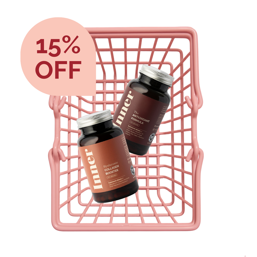 Kit Rutina de viaje: colágeno en cápsulas y The Antioxidant Formula