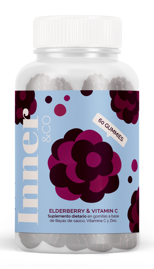 Elderberry & Vitamin C Gummies de INNER, 60 gummies